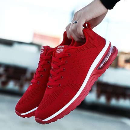 Men's Cushioned Knit Sneakers for Jogging, Tennis, Gym, Spring & Summer